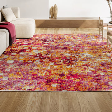 Inspired contemporary Pop Modern Abstract Area Rug